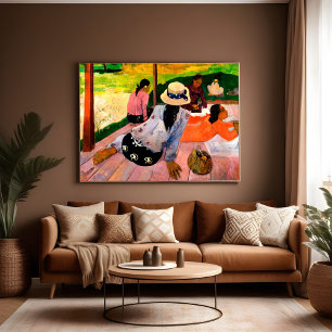 The Siesta by Paul Gauguin Poster