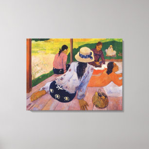 'The Siesta' - Paul Gauguin Canvas Print