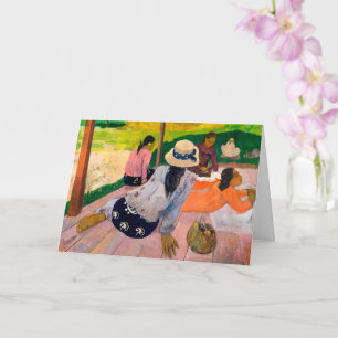The Siesta Paul Gauguin Card