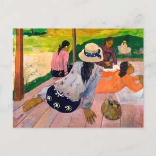 The Siesta   Paul Gauguin   Postcard