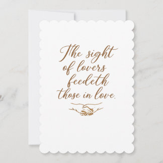 The Sight of Lovers  Save The Date