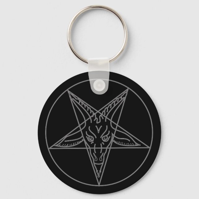 The Sigil of Baphomet Key Ring (Front)