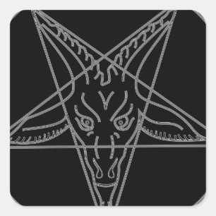 The Sigil of Baphomet Square Sticker