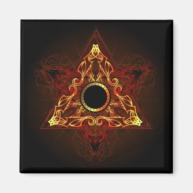 The Sigil of Flame Magnet (Front)