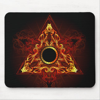 The Sigil of Flame Mouse Mat