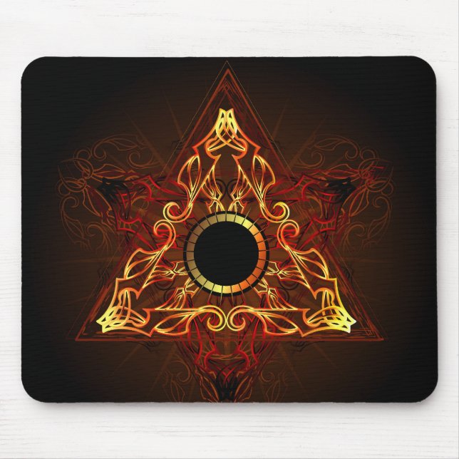 The Sigil of Flame Mouse Mat (Front)