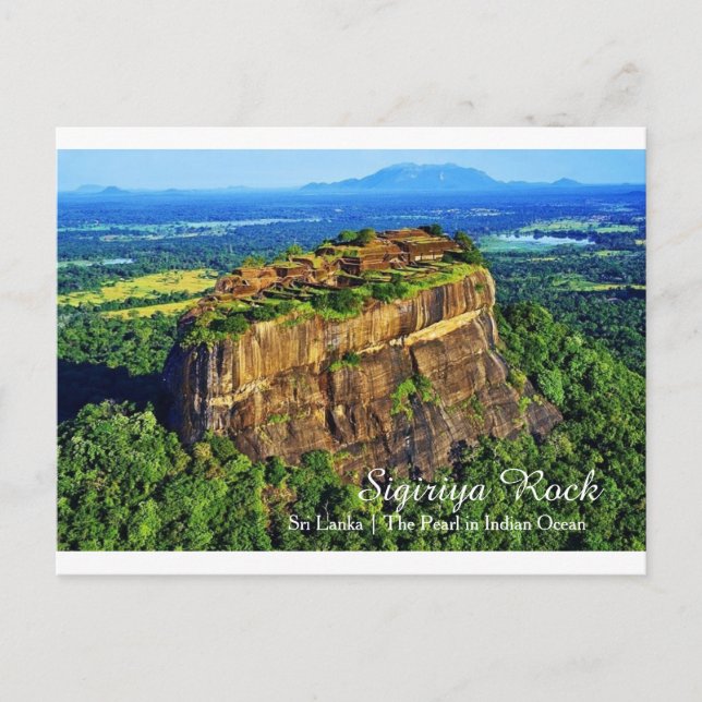 The Sigiriya Rock  Postcard (Front)