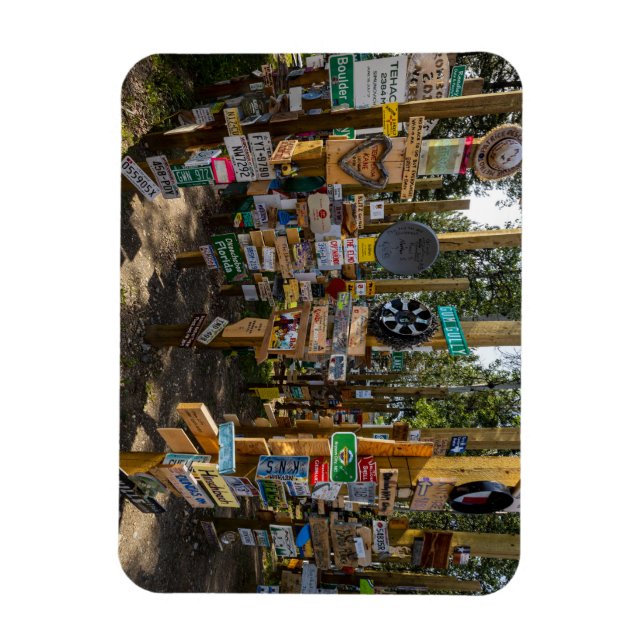 The Sign Post Forest in Canada Magnet (Vertical)