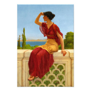 The Signal by John William Godward Photo Print