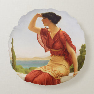 The Signal Godward Art Painting Throw Round Cushion