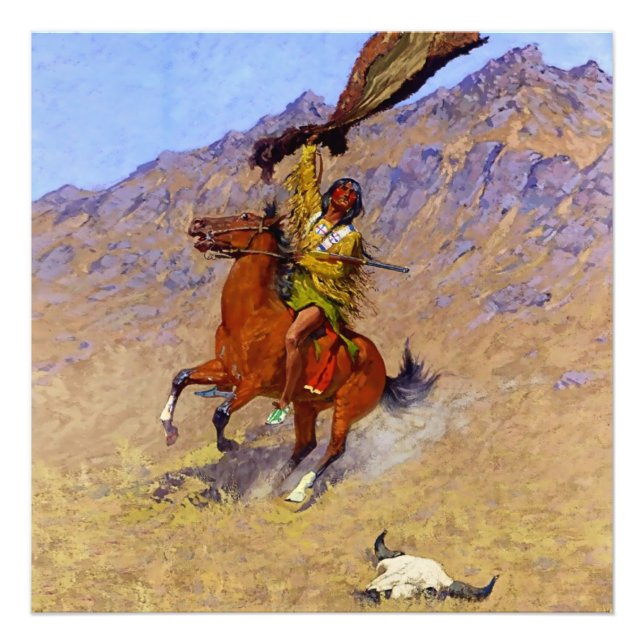 “The Signal” Western Art by Frederic Remington Photo Print (Front)