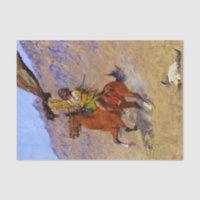 “The Signal” Western Art by Frederic Remington