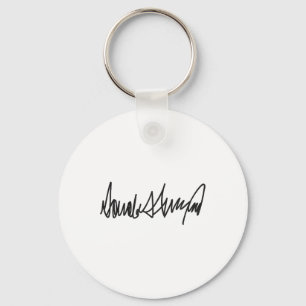 The Signature Donald John Trump  Key Ring