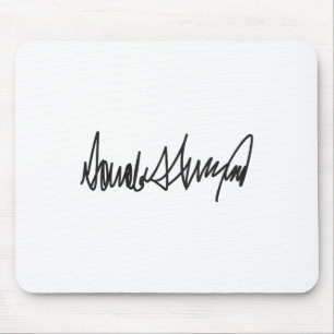 The Signature Donald John Trump  Mouse Mat