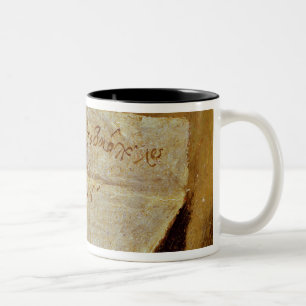 The signature of El Greco Two-Tone Coffee Mug