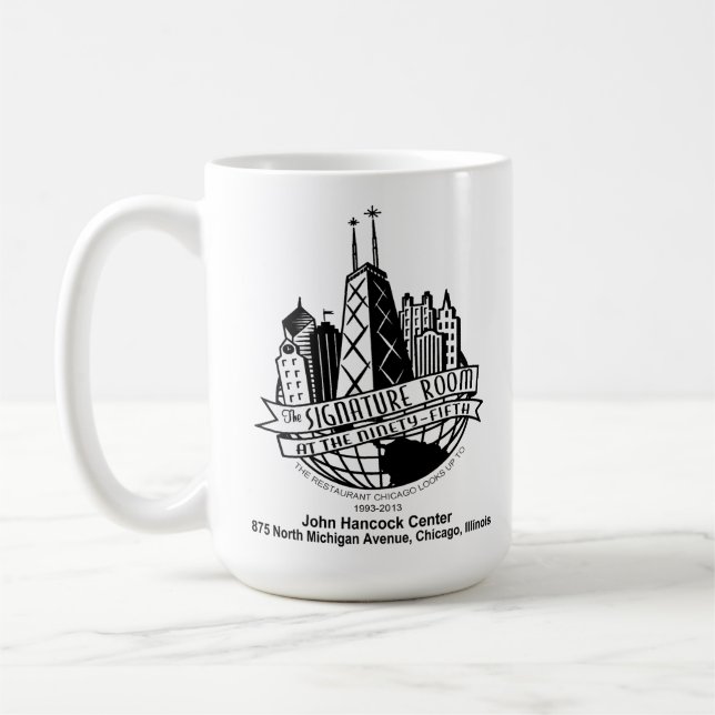 The Signature Room at the 95th, Chicago, IL Coffee Mug (Left)