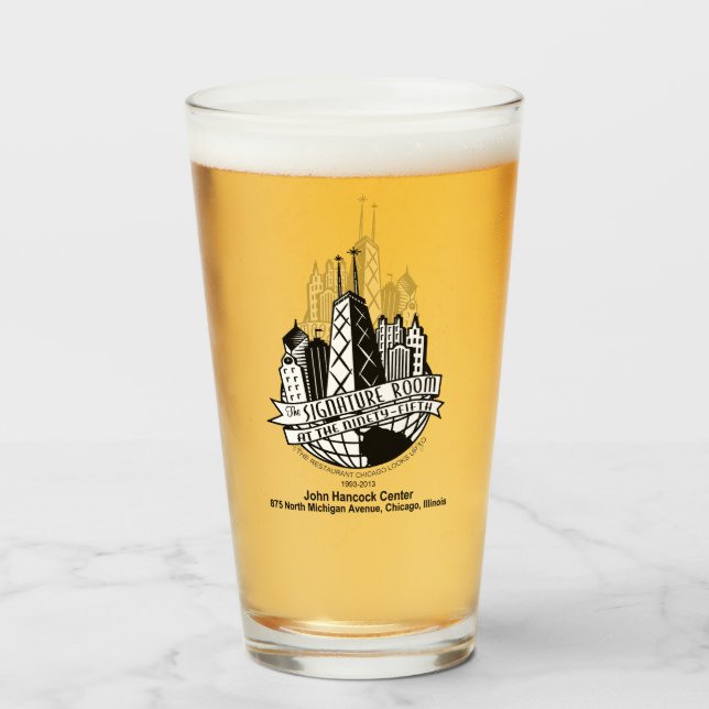 The Signature Room at the 95th, Chicago, IL Glass (Front Filled)