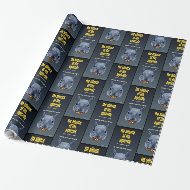 The Silence of the Squirrels - a Parody Wrapping Paper (Unrolled)