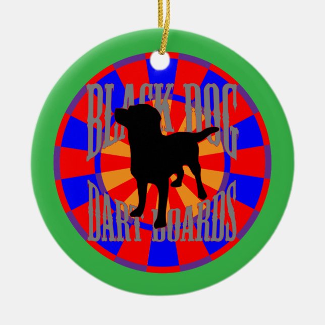 The Silencer Ceramic Tree Decoration (Front)