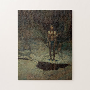 The Silent Burial by Newell Convers Wyeth Jigsaw Puzzle
