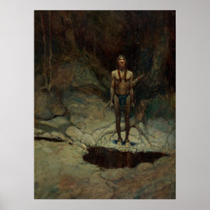 The Silent Burial by Newell Convers Wyeth Poster