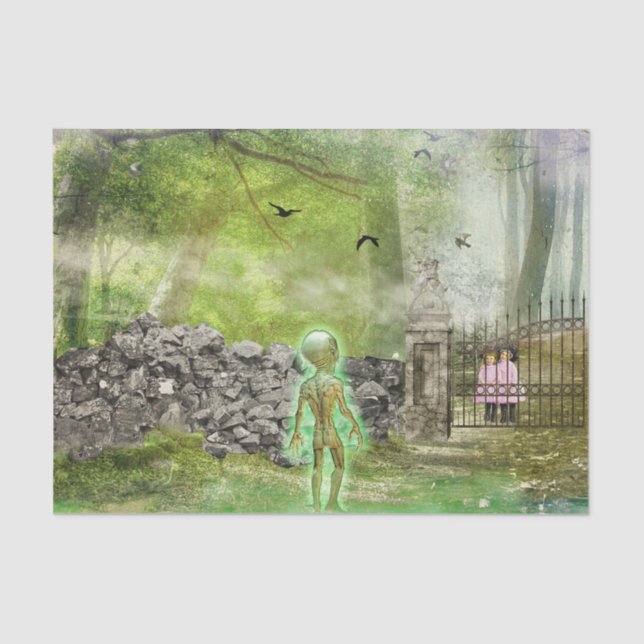 The Silent Man Tissue Paper (Front)