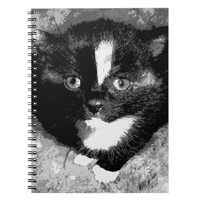 The Silent Observer Spiral Notebook (Front)