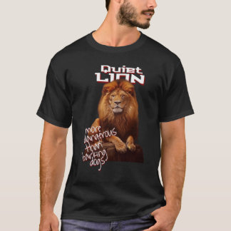 The Silent Power of a Lion for Youth T-Shirt