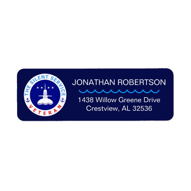 The Silent Service Veteran elegant customisable (Front)