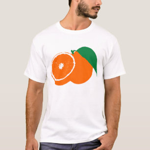 The silhouette of an orange T-Shirt