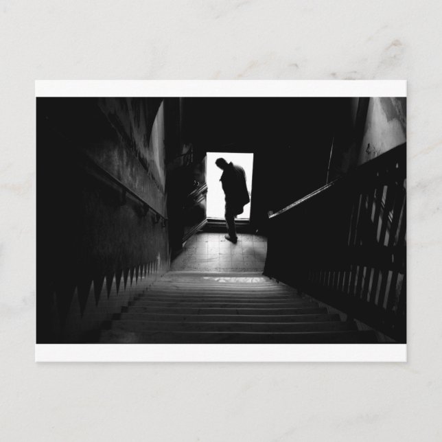 the silhouettes of people postcard (Front)