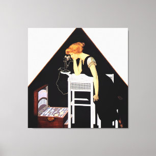 The Silver Chest by C Coles Phillips Canvas Print