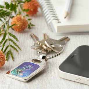 The Silver Dolphins Saga: Of life and Love Key Ring