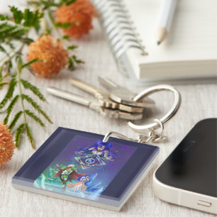 The Silver Dolphins Saga: Of life and Love Key Ring