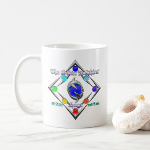 The Silver Dolphins Saga Of Life and Love Logo Coffee Mug
