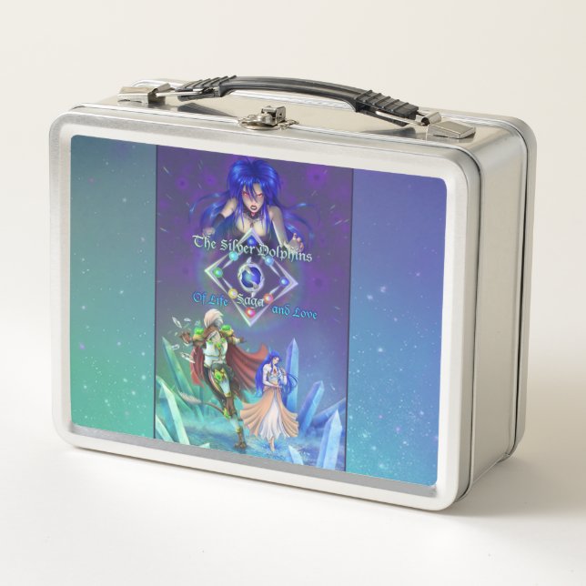 The Silver Dolphins Saga: Of life and Love    Metal Lunch Box (Front)