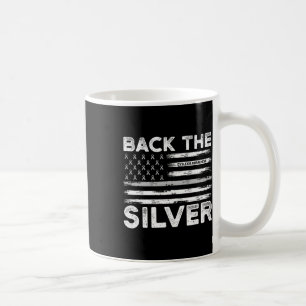 The Silver Dyslexia Awareness Flag Silver Ribbon Coffee Mug