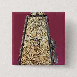 The silver side 15 cm square badge