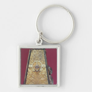 The silver side key ring