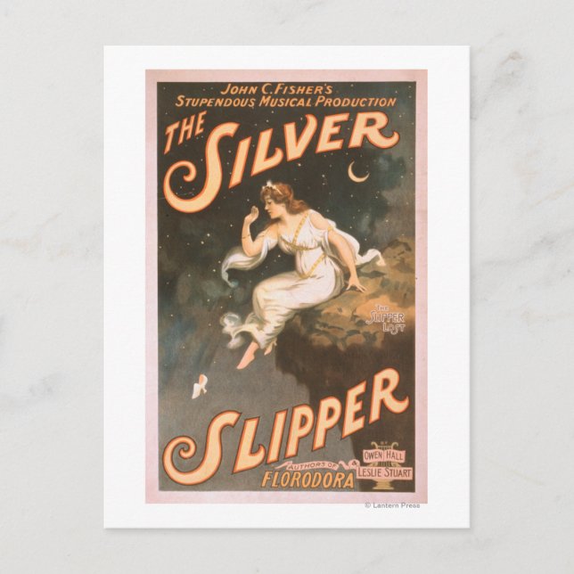 The Silver Slipper Musical Theatre Poster #2 Postcard (Front)
