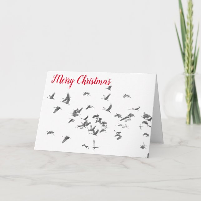 The simplicity of Sandhills Holiday Card (Front)