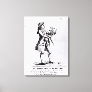 The Simpling Macaroni Canvas Print