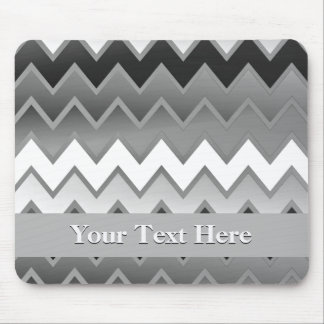 The Simply ZigZag -Monochrome Mouse Mat