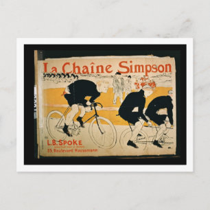 'The Simpson Chain', Paris (colour litho) Postcard