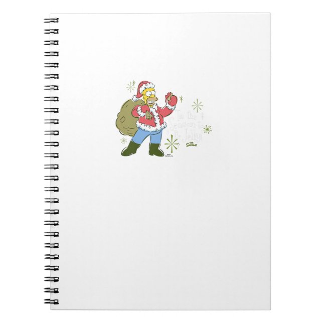 The Simpsons Christmas Tis The Jelly Season Notebook (Front)