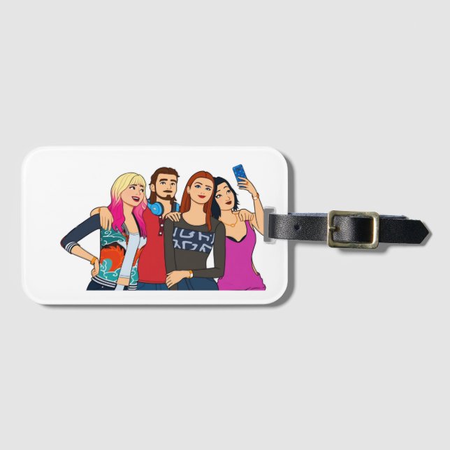 The sims 4 luggage tag (Front Horizontal)