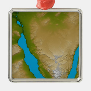 The Sinai Peninsula Metal Tree Decoration