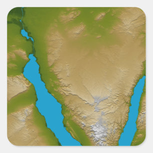 The Sinai Peninsula Square Sticker