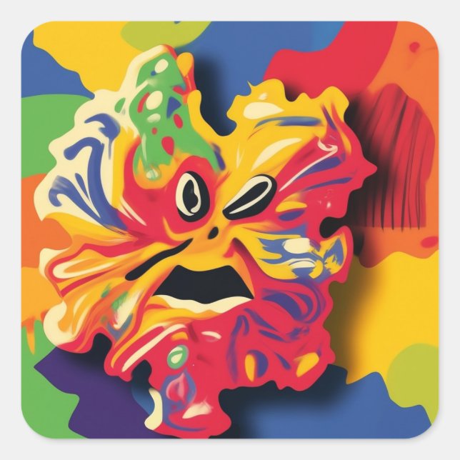 the sinester eco square sticker (Front)