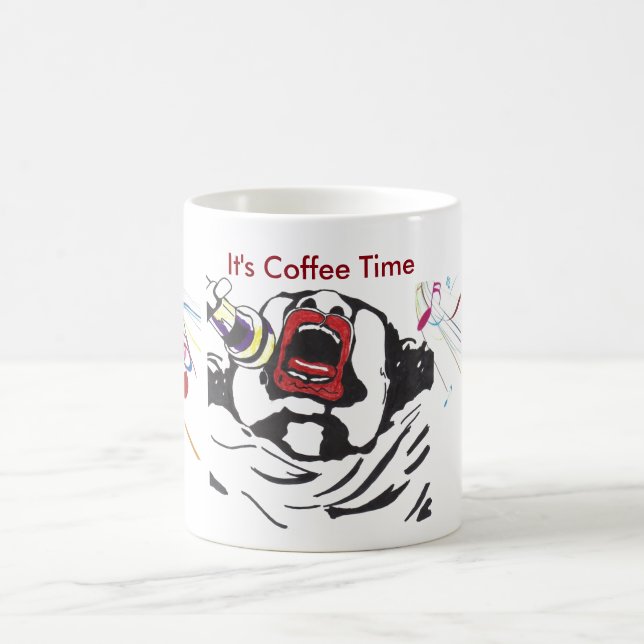 the singer coffee mug (Center)